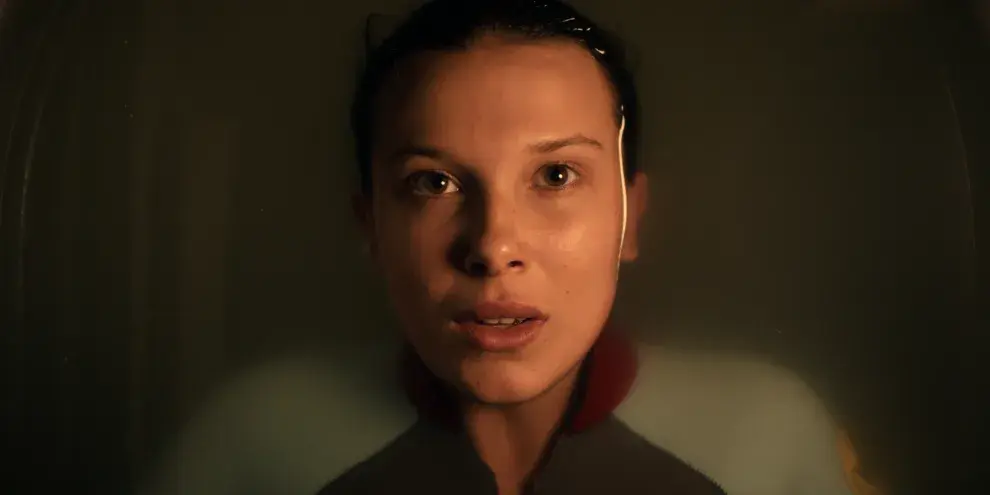 Foto de Millie Bobby Brown en Stranger Things 5.
