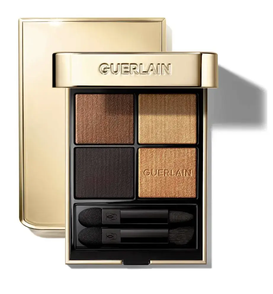 Los tonos amarronados y tostados, sobre todo en los ojos, son perfectos para dar calidez al maquillaje. (GUERLAIN)