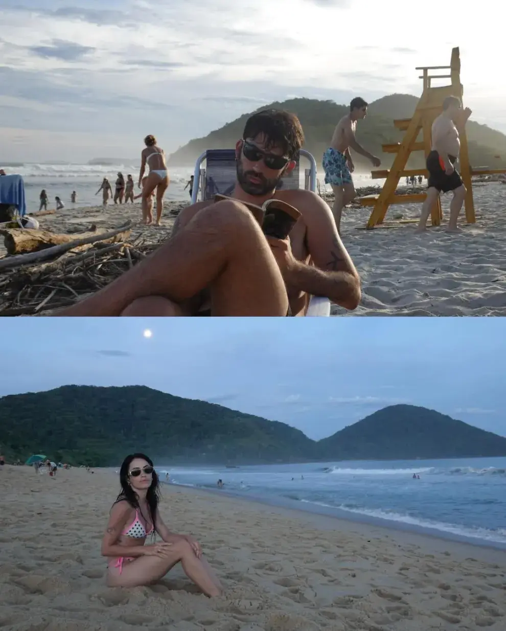 Lali y Pedro disfrutaron de algunos días de playa, a puro relax