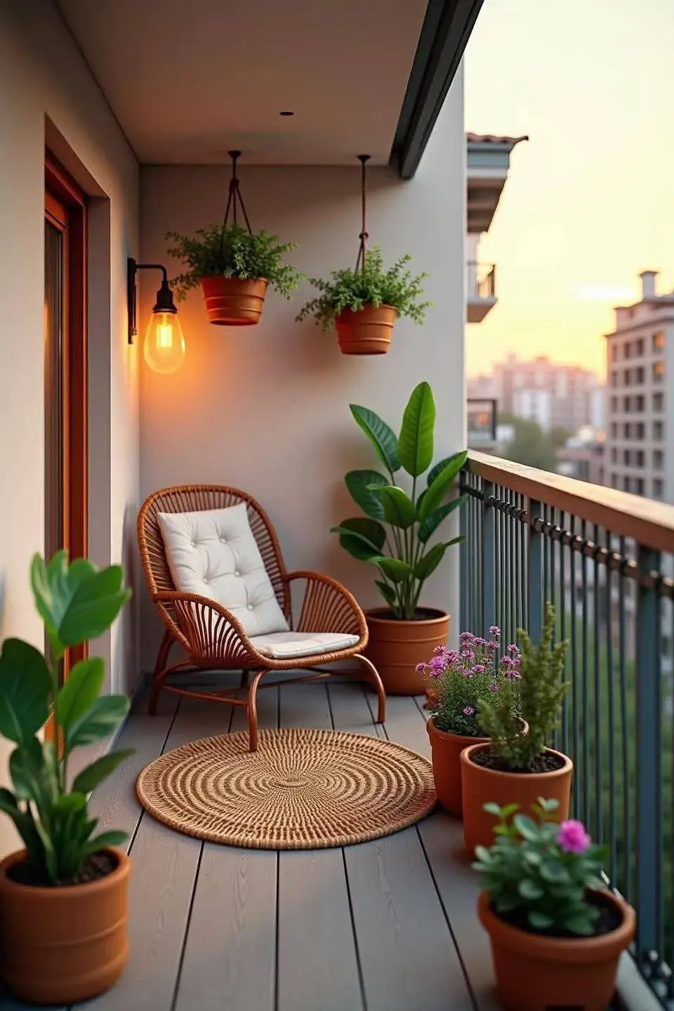 Los colores claros amplían visualmente cualquier ambiente.