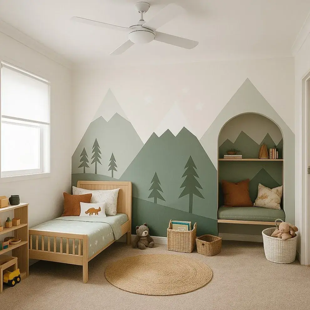 Murales infantiles: 14 ideas cálidas para transformar el cuarto del bebé con poco presupuesto