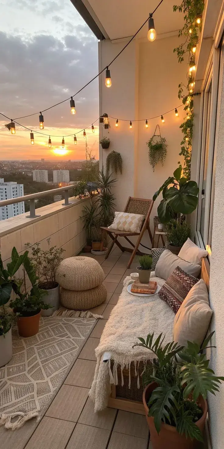 Adiós a tu balcón aburrido: 5 ideas para decorarlo y que parezca más grande