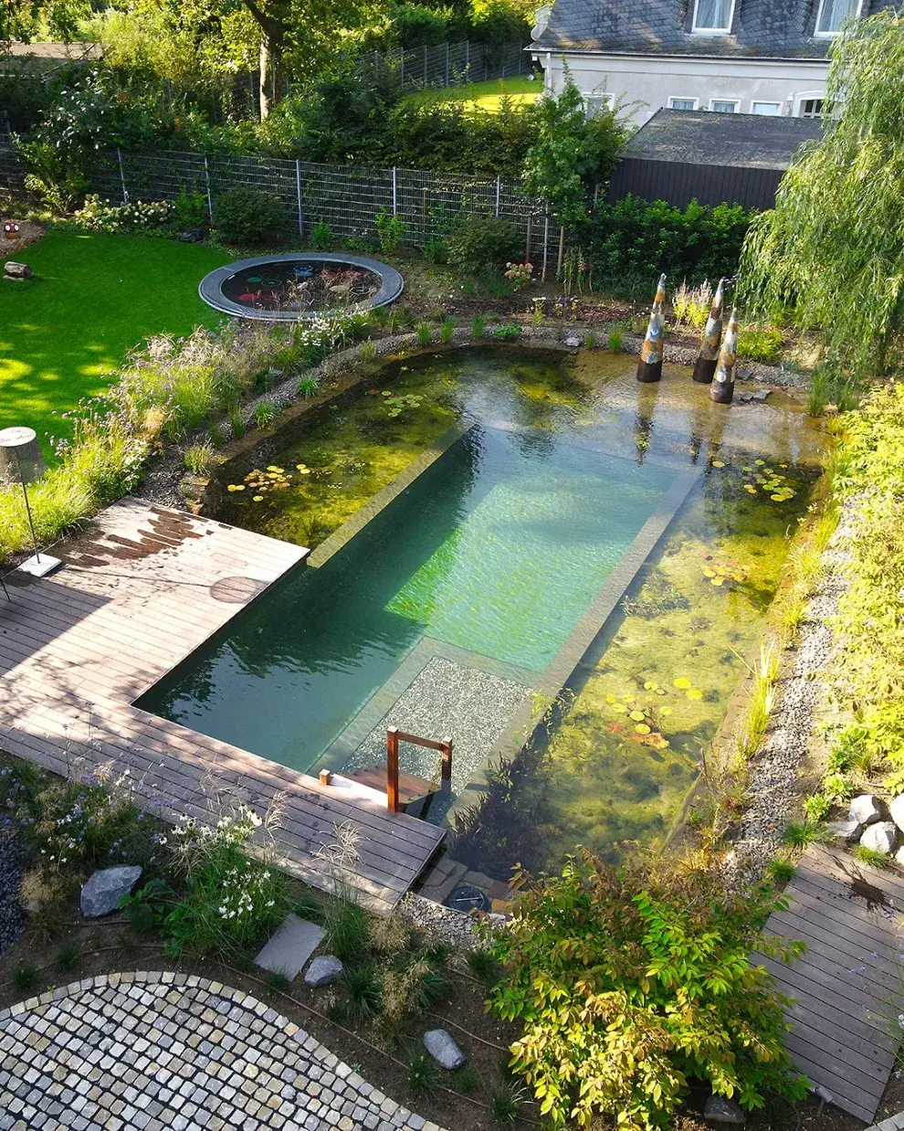 foto de una biopileta.