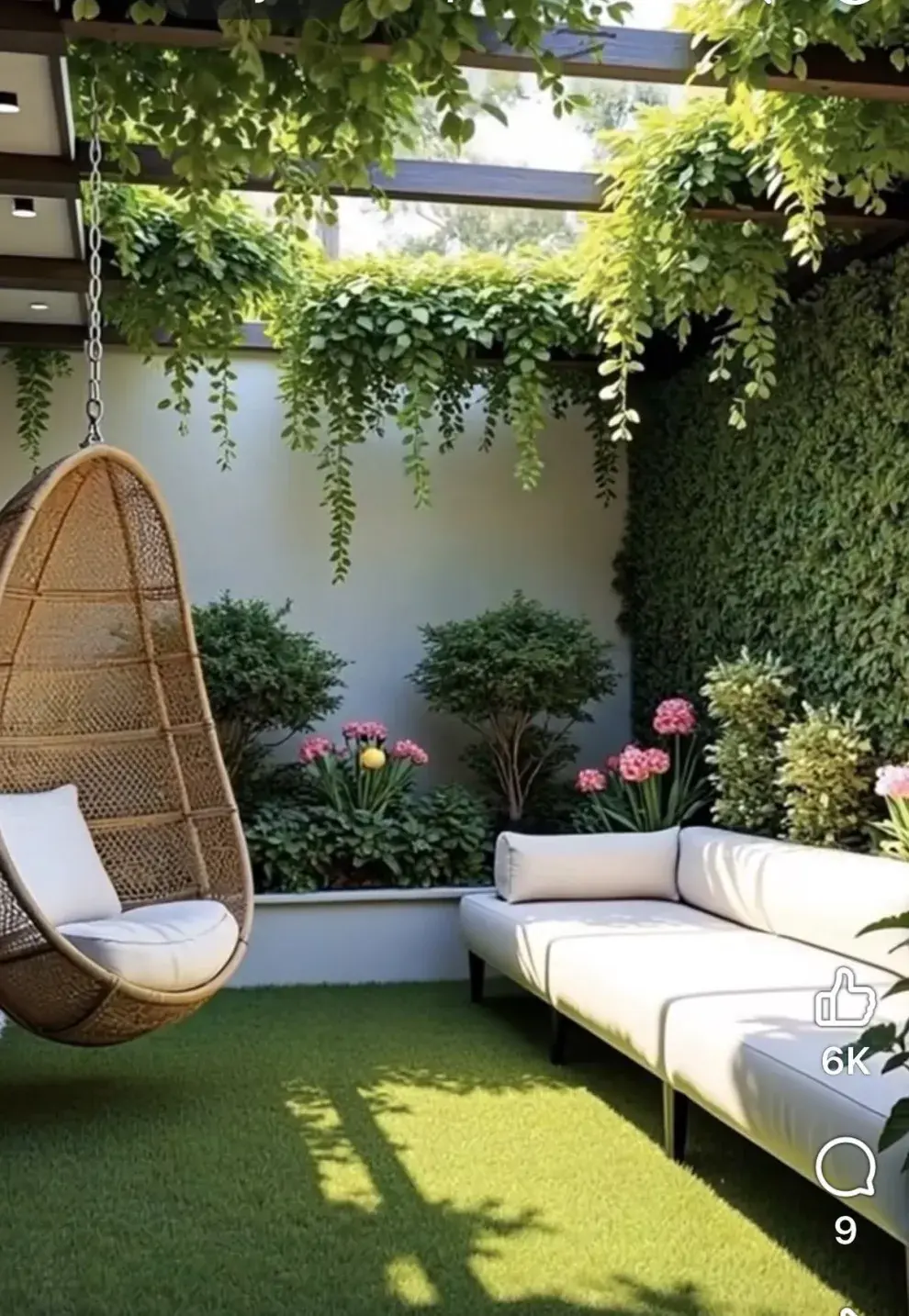 Ideas para ubicar sillones en patios pequeños.