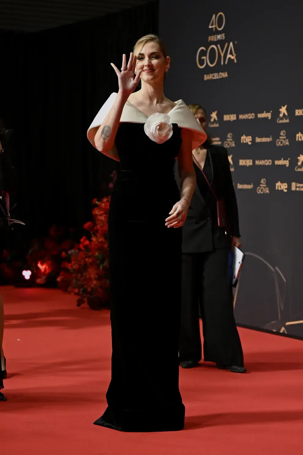 Chiara Ferragni en la alfombra roja de los Premios Goya 2026.