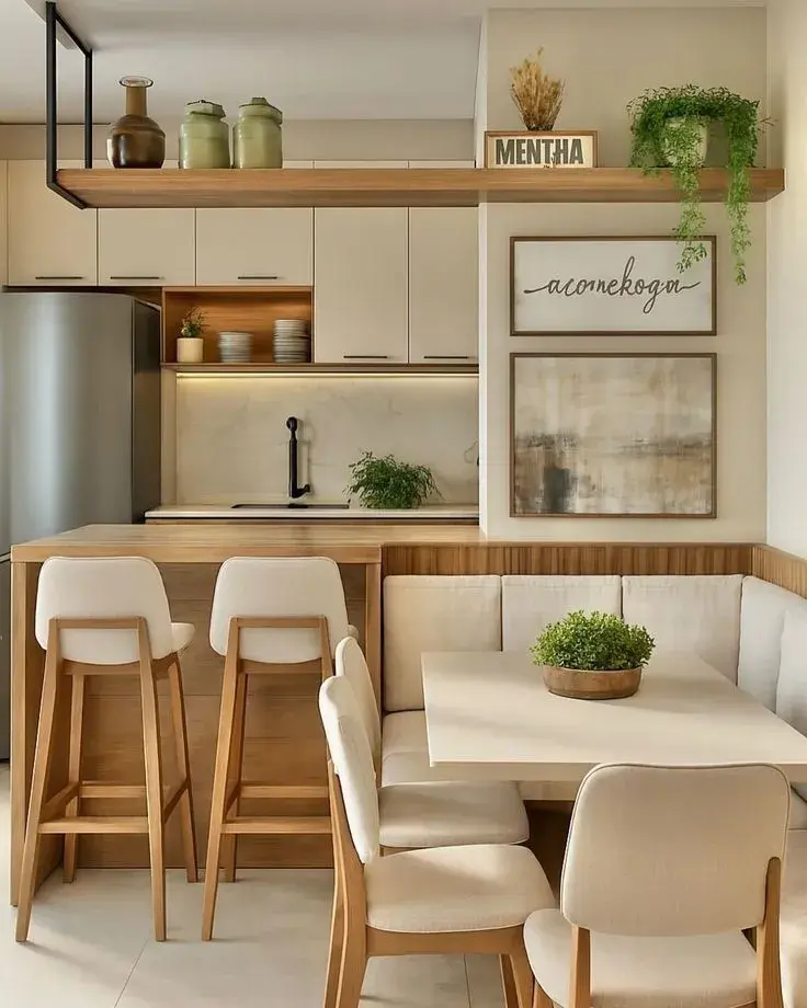 Adiós a las sillas de cocina: el mueble que es tendencia en 2026 por ser más versátil