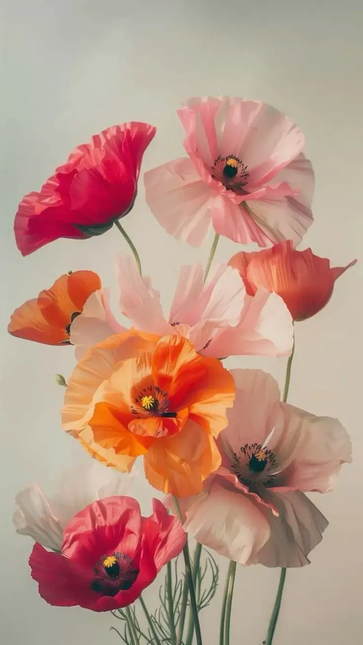 Delicadas y encantadoras, las amapolas son perfectas para sembrar en esta época