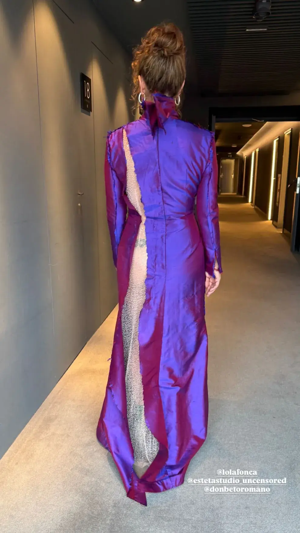 El vestido de Dolores Fonzi en los Goya 2026 es diseño de Esteta Studio.