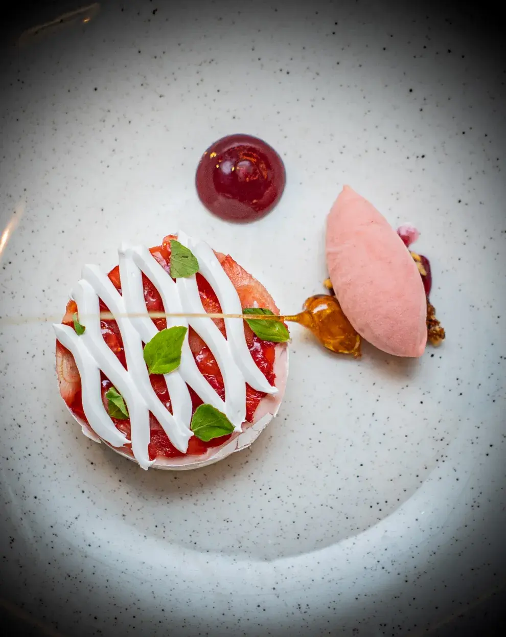 plato de comida de lujo