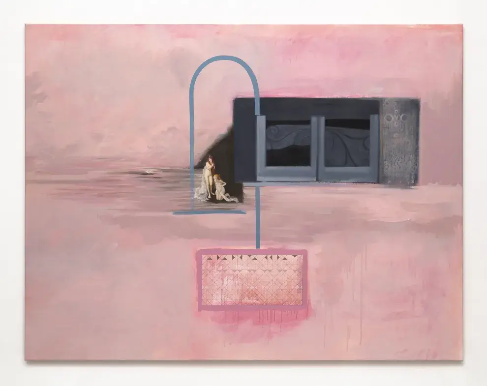 La obra de Estefanía Arias, Cita en el Bellas Artes (2025).