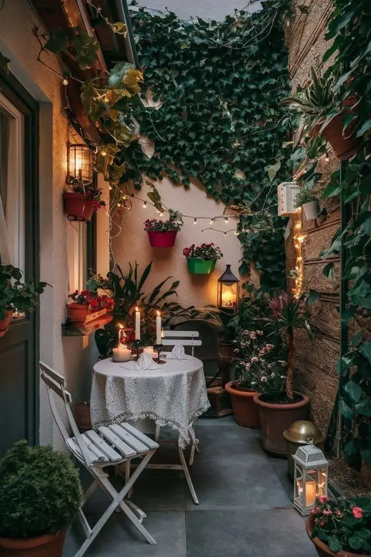 Un mini patio bien aprovechado funciona como una extensión del living, del comedor o incluso del dormitorio.