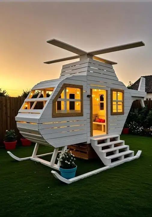 Una casita con diseño original 