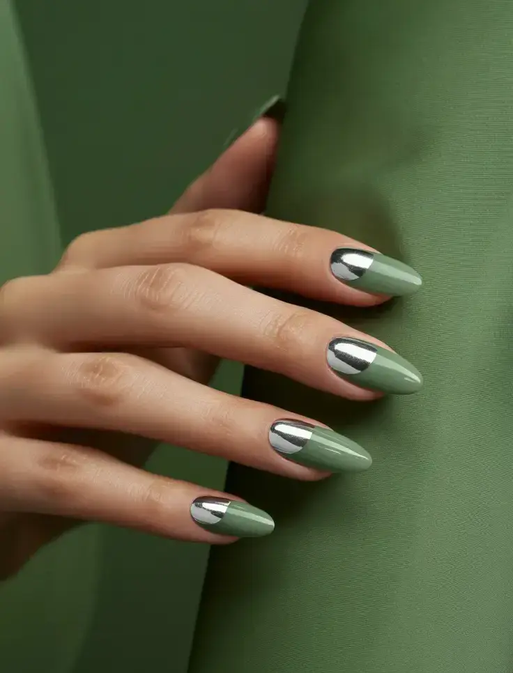 Manicura francesa reinventada: un clásico bien creativo.