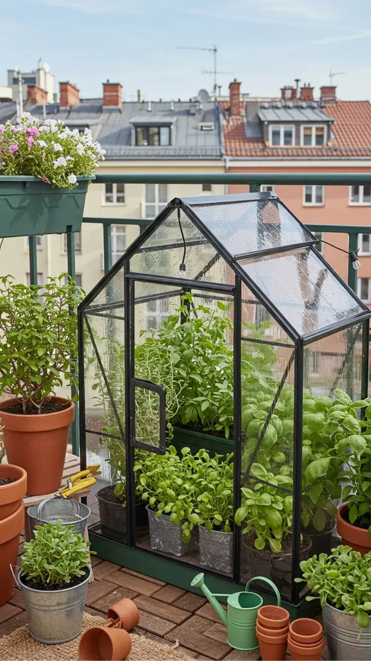 Microinvernaderos en balcones: cómo cultivar todo el año en pocos metros