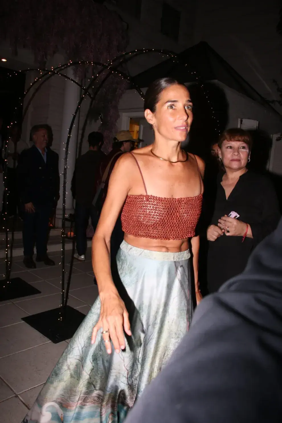 Juanita Viale en el cumpleaños de su abuela, Mirtha Legrand