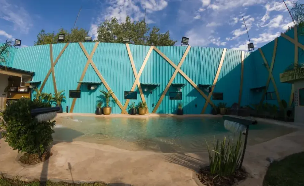 Así es la pileta de arena de Gran Hermano 2026.