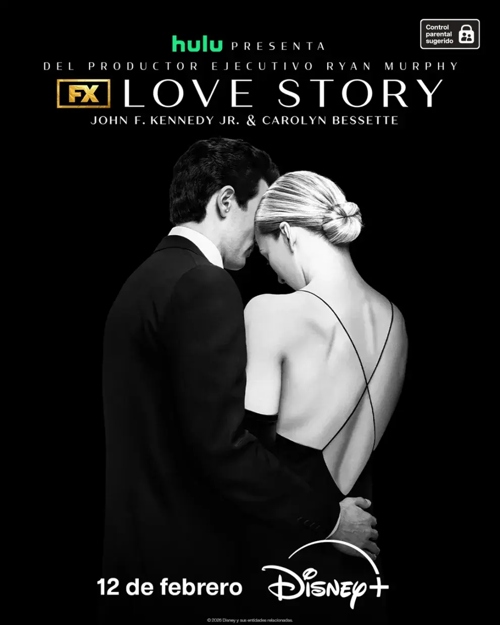 Póster y fecha de estreno de Love Story John F. Kennedy Jr. y Carolyn Bessette.