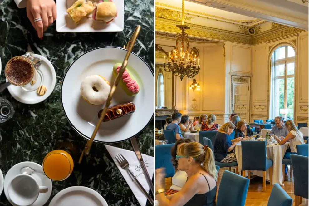 Merienda en Croque Madame Palacio Paz