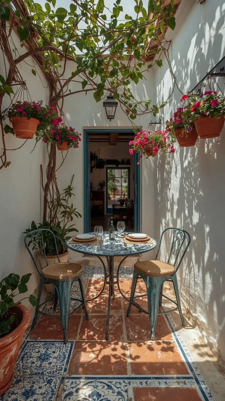 Cuando el espacio escasea, el jardín vertical se convierte en protagonista. Puede resolverse con estructuras modulares, bolsillos textiles o sistemas más simples de estantes y macetas colgantes. Además de ser súper decorativos, permiten combinar distintas especies y jugar con tonalidades de verde. Ideales para patios urbanos, terrazas o incluso balcones, suman vida sin invadir el paso.