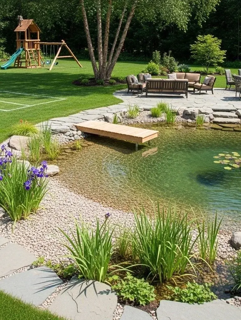 Cómo integrar una biopileta con tu jardín.