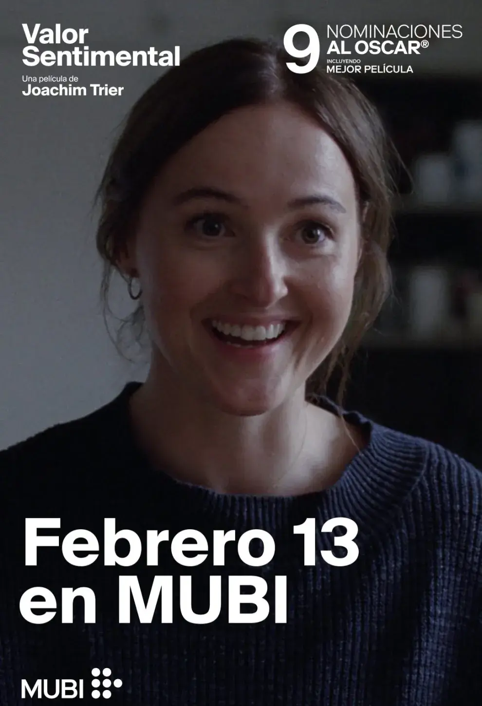 La Fecha de estreno confirmada de Valor sentimental en MUBI.