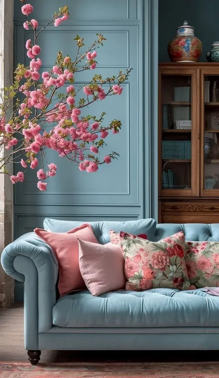 Flores: la clave para subirse a la tendencia Regencycore en deco sin reformar.