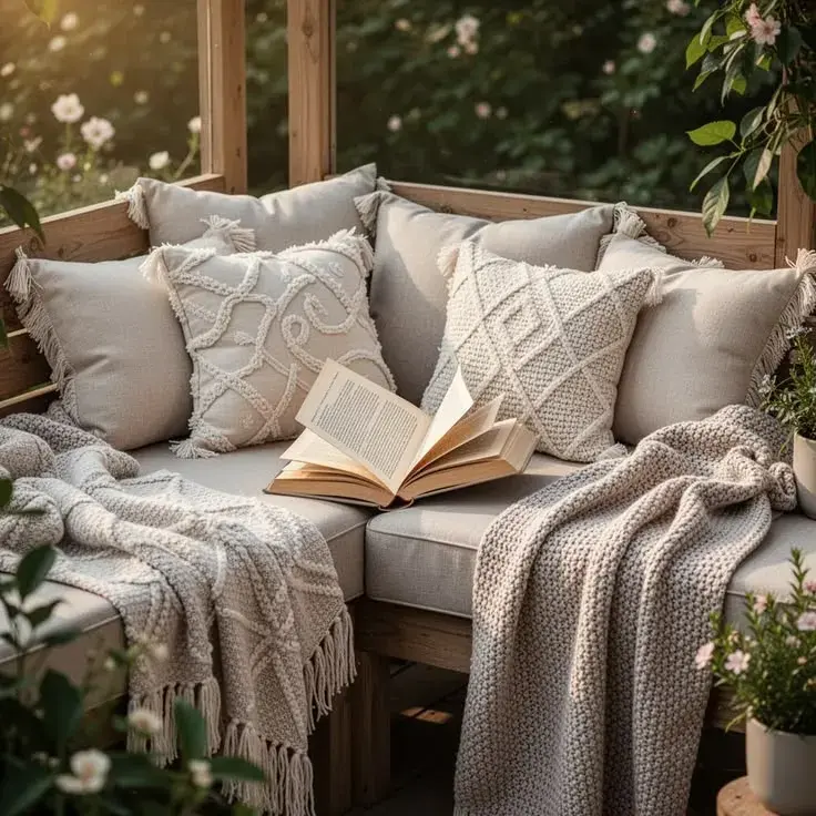 3 ideas simples para armar un rincón de lectura al aire libre
