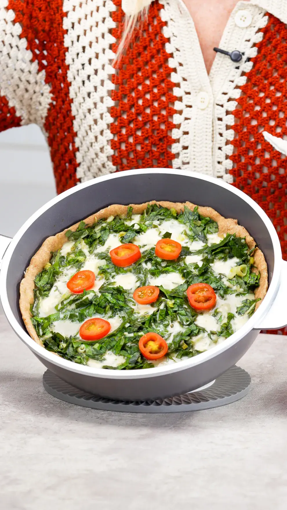 Tarta integral de acelga