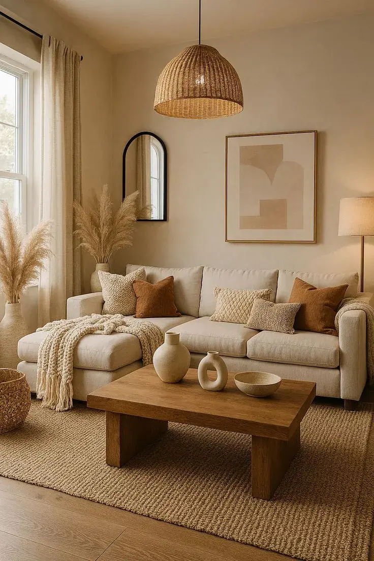 3 ideas simples para incorporar fibras naturales sin recargar el espacio