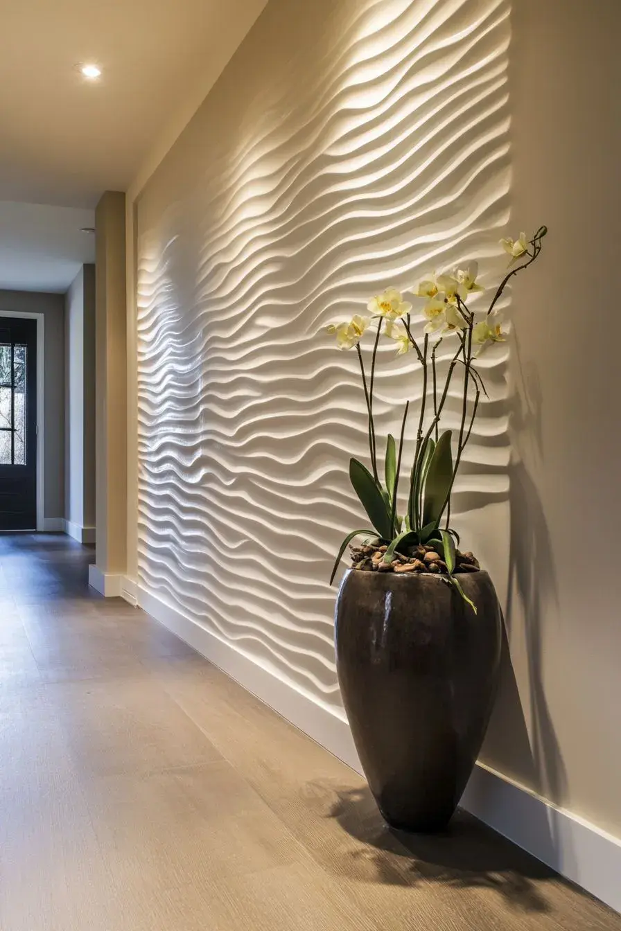 Foto de paneles con texturas.