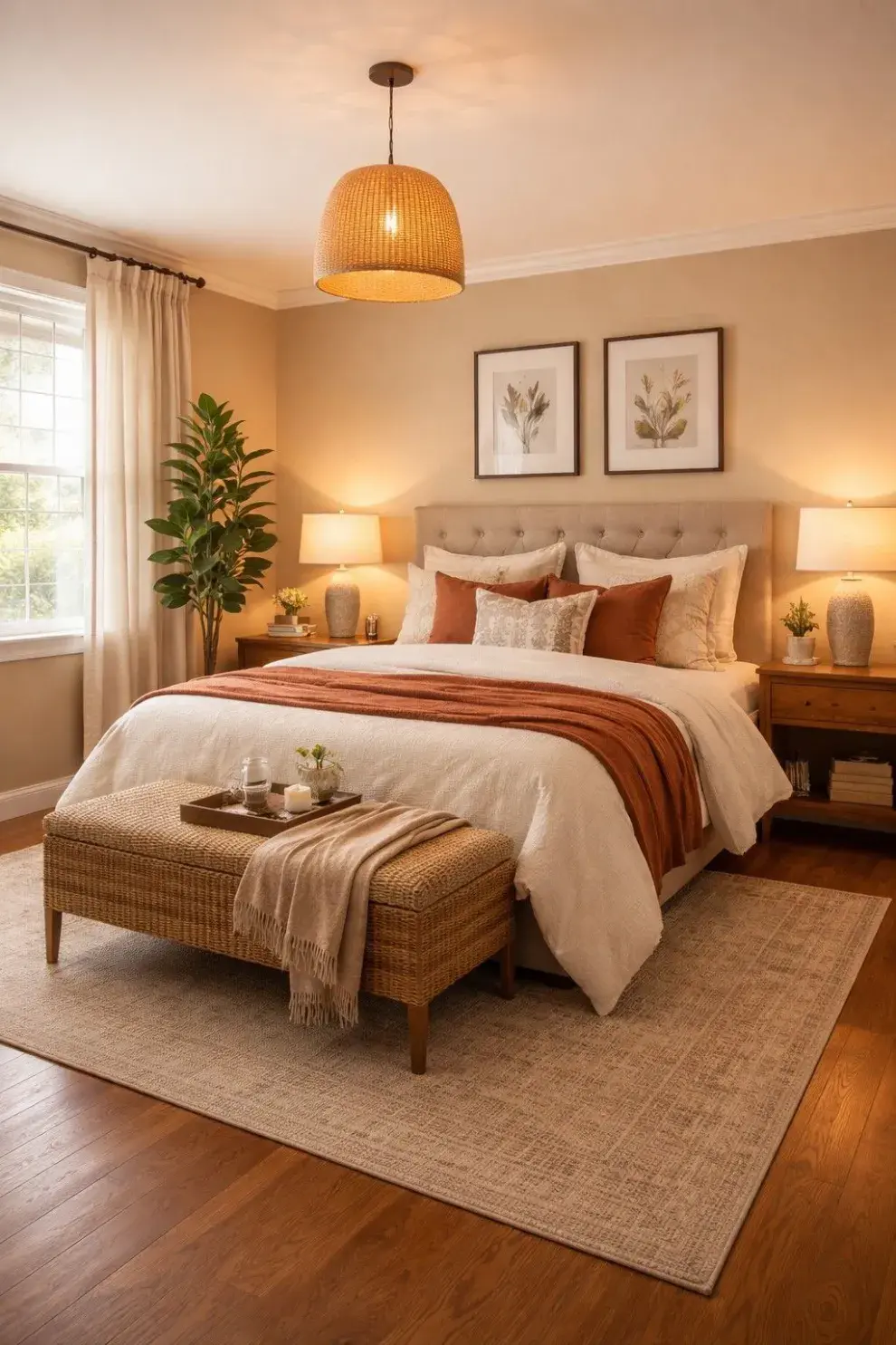 Podés jugar con la iluminación de tu cuarto par darle un toque personal