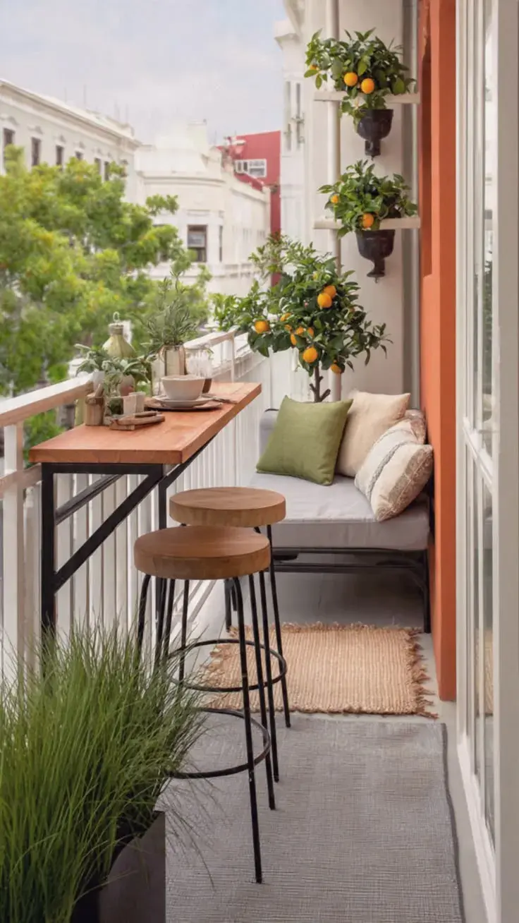 Balcón mini: ideas para aprovechar al máximo cada centímetro