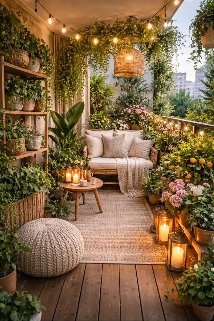 El balcón multifunción: cómo transformarlo en living, jardín o mini comedor