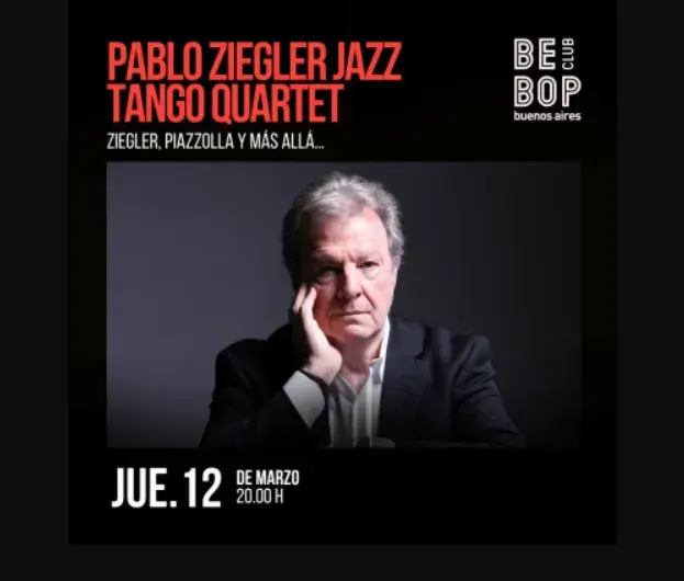 Pablo Ziegler en Argentina el 12 de marzo