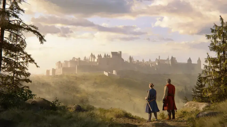 A través de dispositivos de realidad virtual, los visitantes recorren distintos momentos narrativos inspirados en la ciudad fortificada de Carcassonne, en un equilibrio entre rigor histórico y elementos ficcionales.