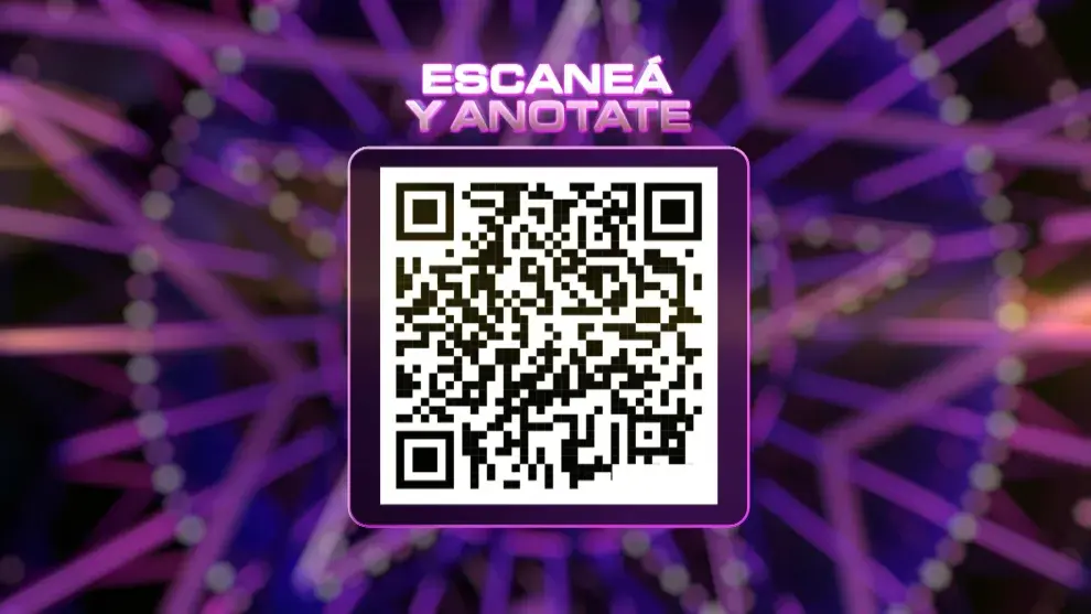 Para participar, deberán completar el formulario online disponible en el sitio oficial del canal o escanear el código QR que aparece en pantalla, además de presentar un video cantando a capella.
