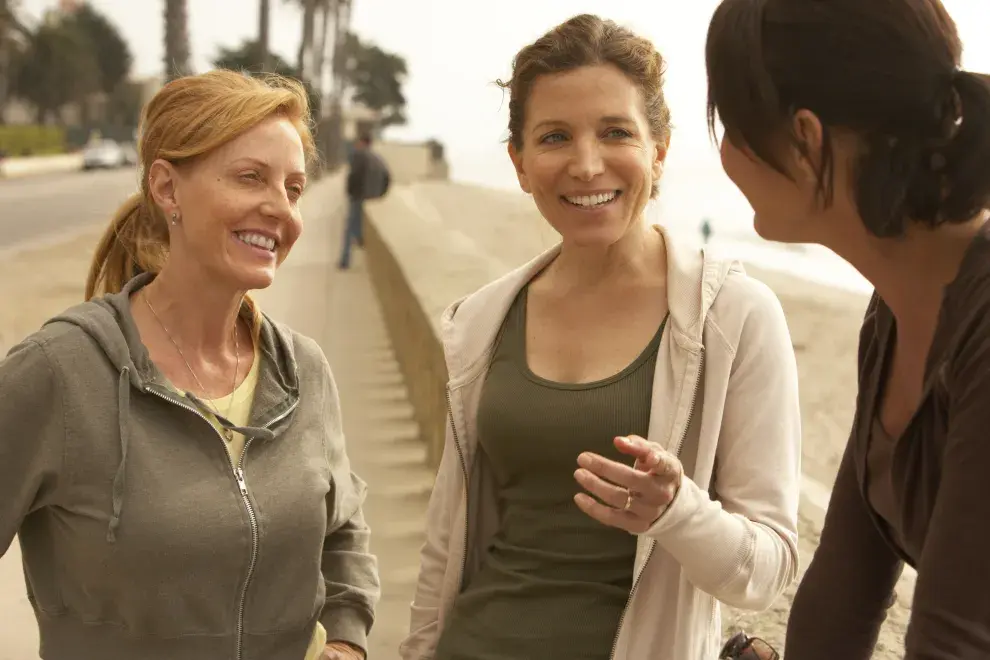 Foto de amigas adultas.