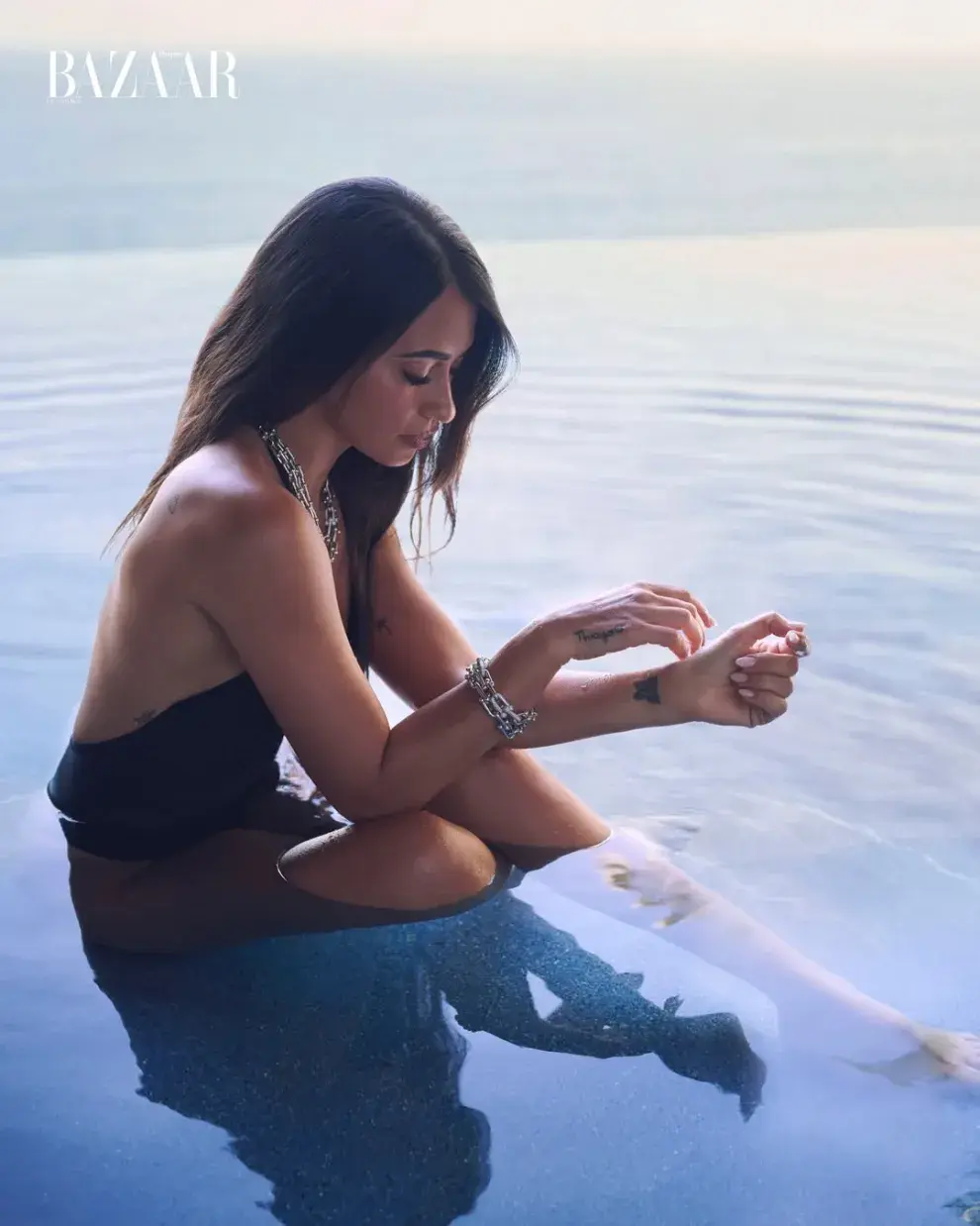 Muy enfocada en su rol como madre, también habla de su familia como pilar fundamental