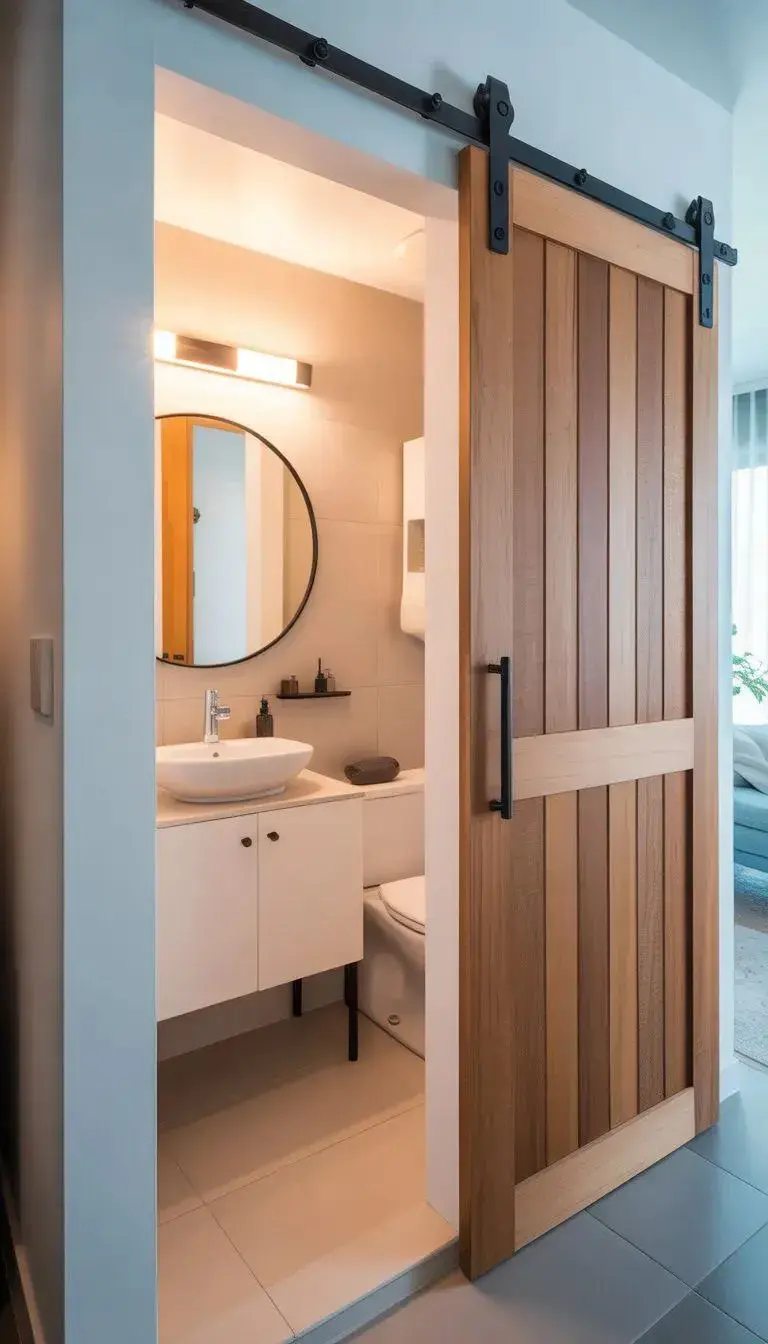 Las puertas correderas, además, eliminan obstáculos físicos y visuales, haciendo que los ambientes se sientan más despejad