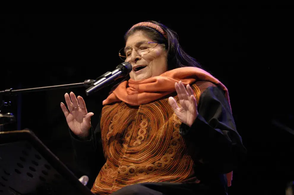 Foto de Mercedes Sosa.