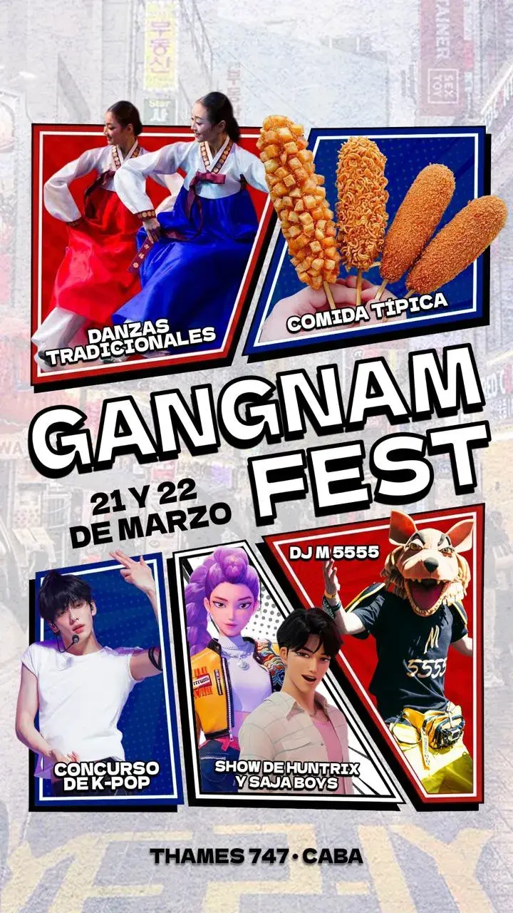 De 12 a 20, durante dos jornadas, el festival reunirá música, danzas tradicionales, gastronomía y el fenómeno global del K-pop en una propuesta pensada para todo público.