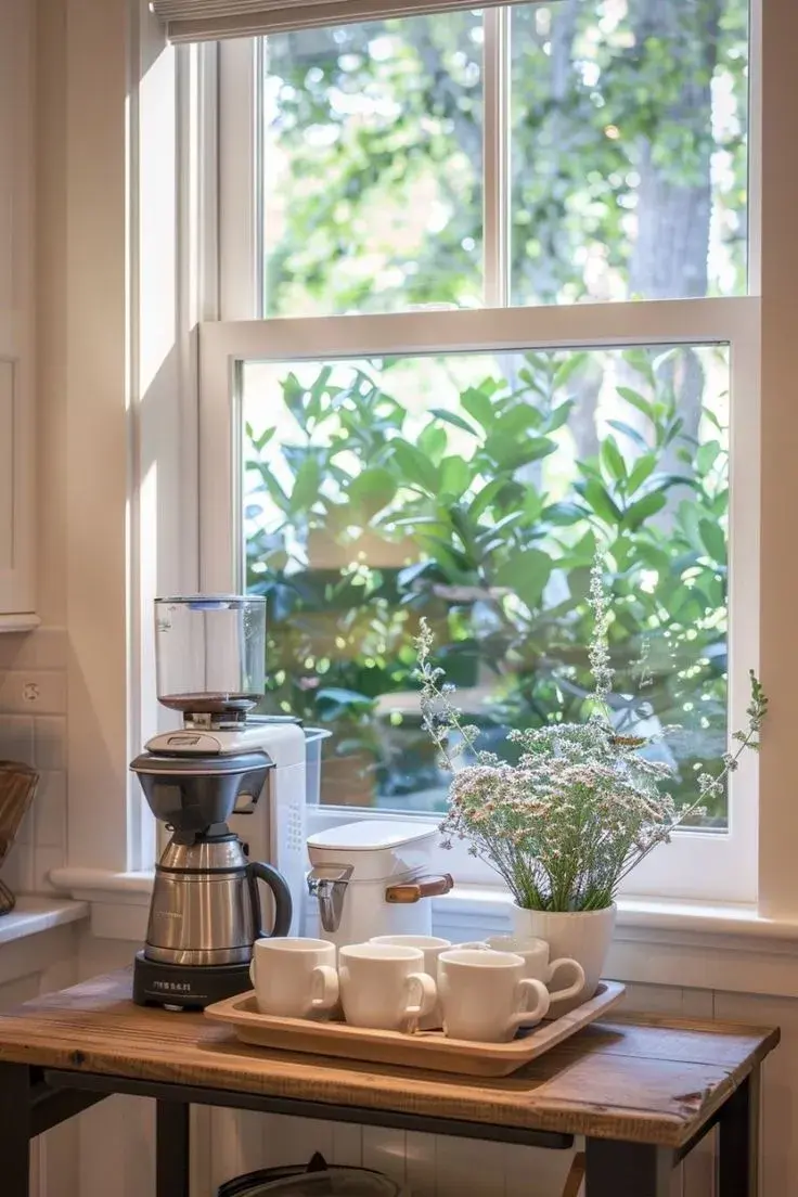 2. Junto a la ventana: luz y pausa