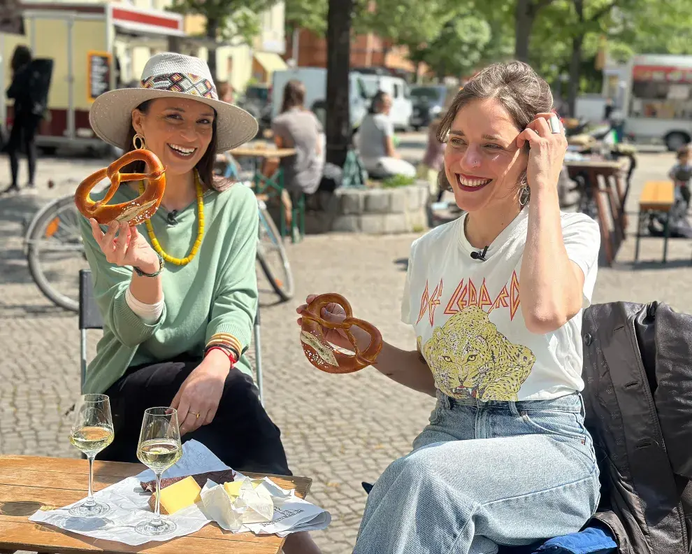 En Berlín. Vero siempre se deja llevar de la mano de personas que viven en los destinos que visita y que hablan español. Esos son los requisitos.