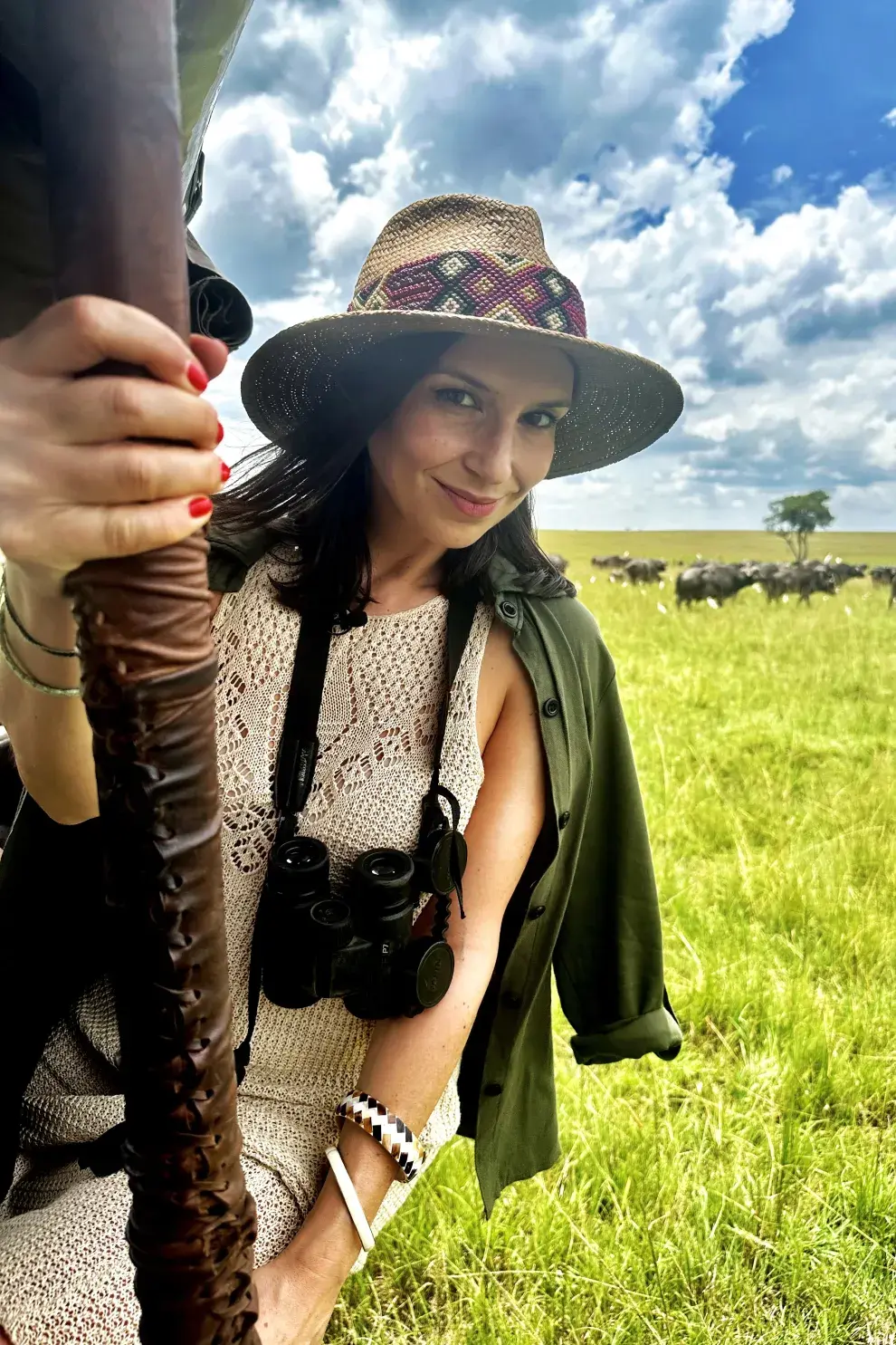 Vero Zuma asegura que jamás se cansa de viajar.