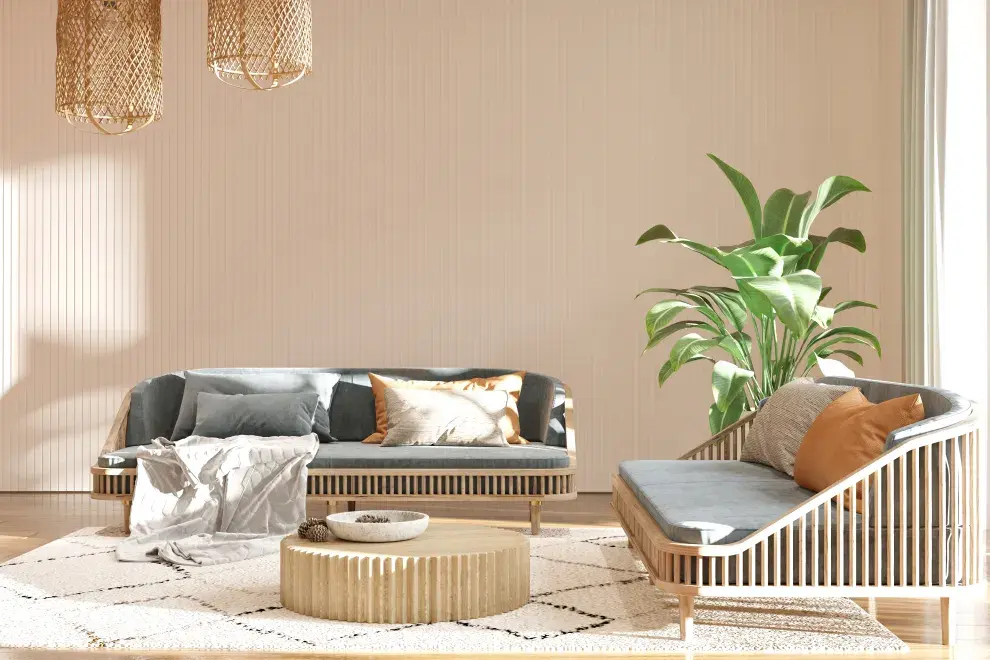 Foto de paneles con texturas.