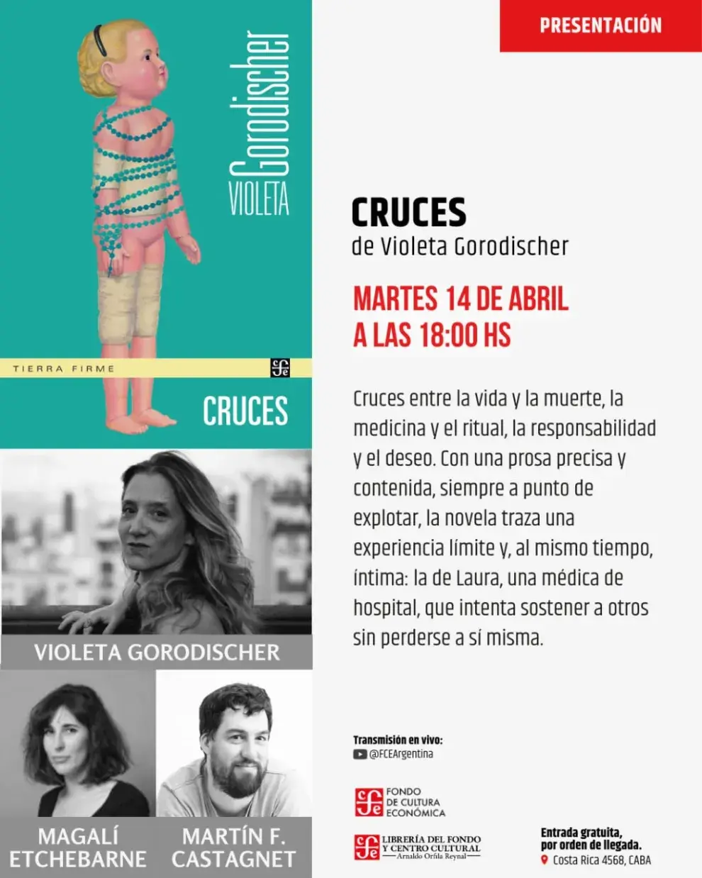 Presentación del libro Cruces, de Violeta Gorodischer