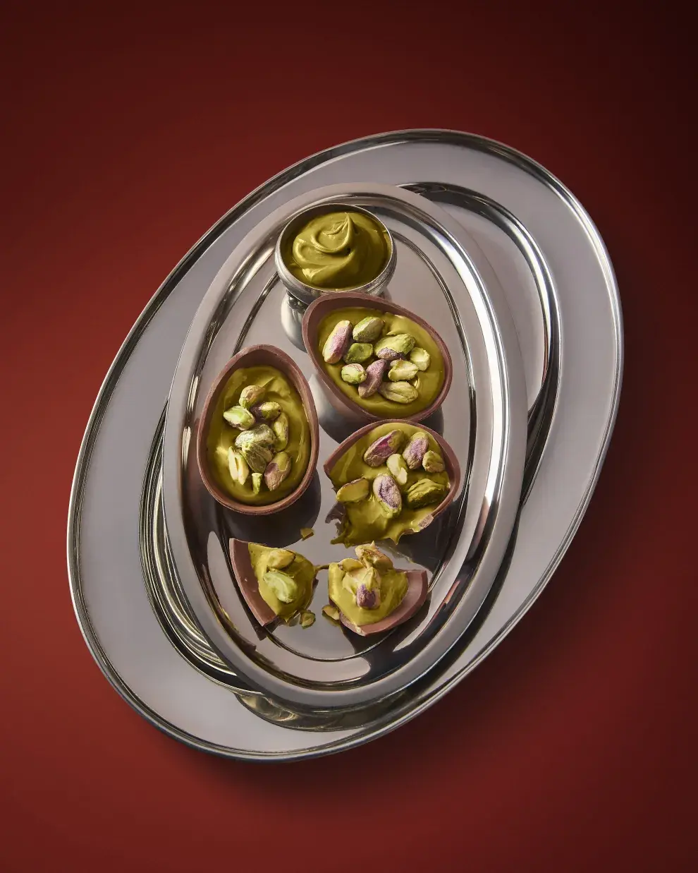 Rapanui: huevos de Pascua con pistacho.