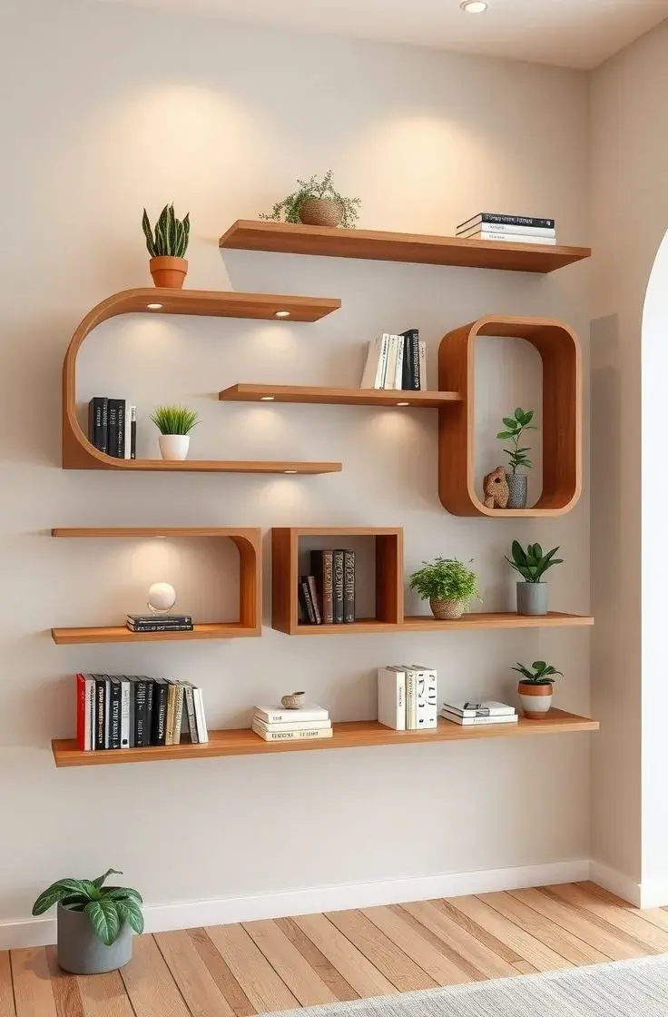 Adiós a la repisa recta: la tendencia que se impone en 2026 en decoración