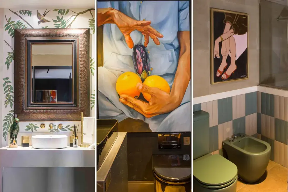 El arte sale al encuentro. Murales y cuadros de gran impacto en los rincones diseñados por Sandy Craincross, Gaby López Monzón y Sara Plazibat.