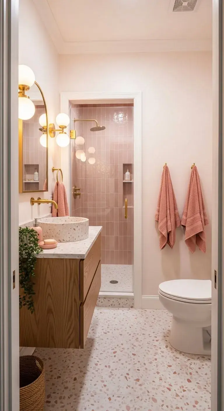 Baños rosas: la tendencia que se viene este otoño